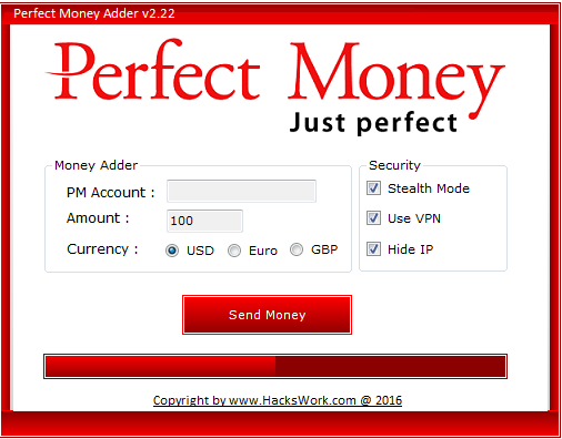 perfect money adder v4.6 serial key
